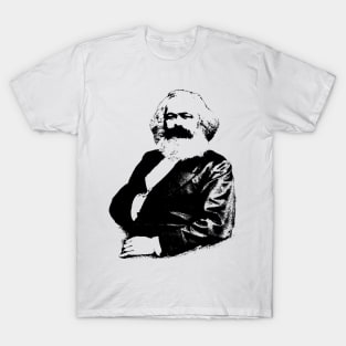 Karl Marx Portrait Pop Art T-Shirt